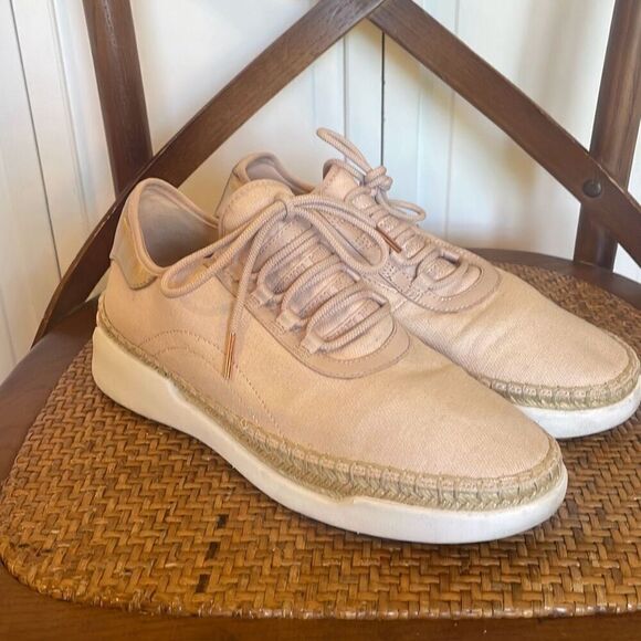 Michael Michael Kors pink finch canvas sneakers size 7.5 - Picture 11 of 12